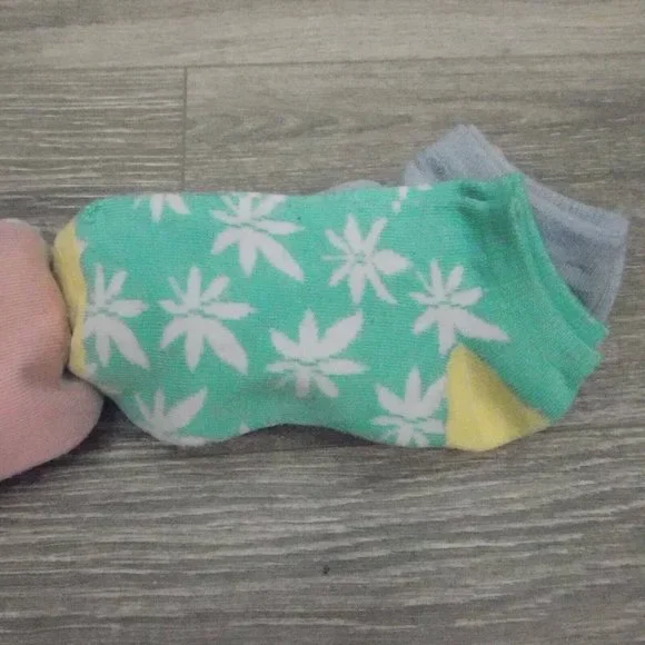 Adidas X14 Pairs Mix and Match Adult Floral Ankle No Show Socks - Picture 4 of 16